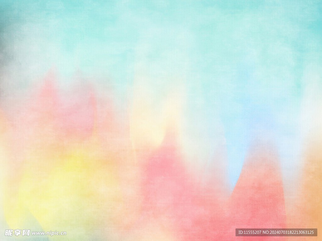 创意水彩抽象艺术画水彩晕染