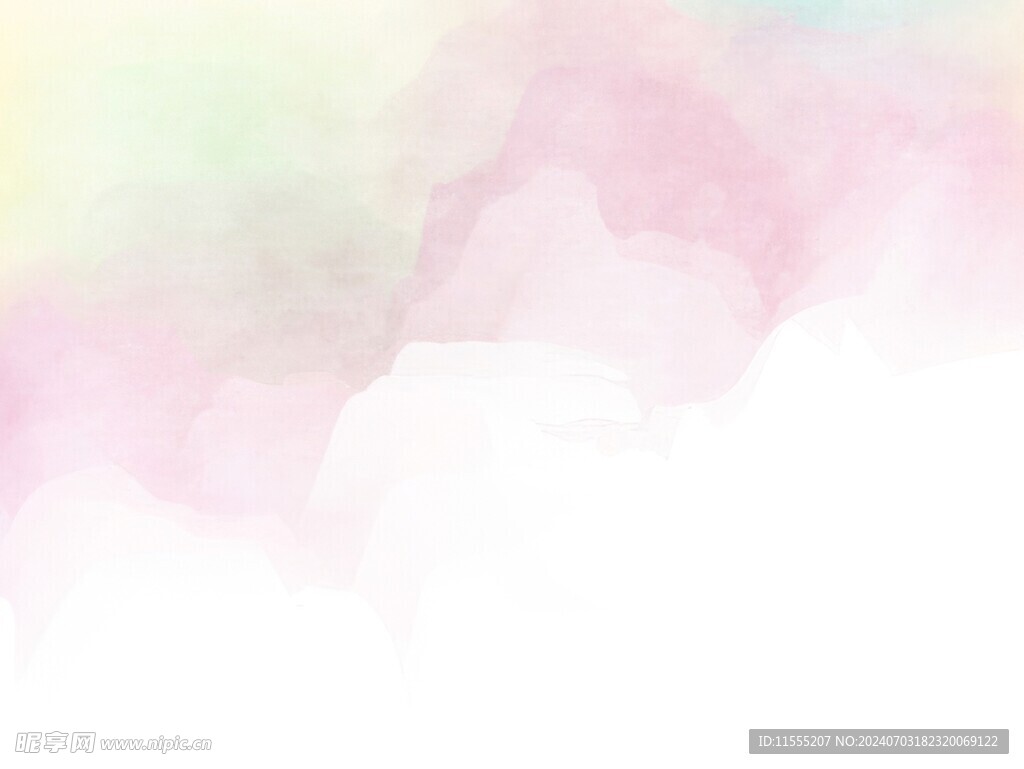 创意水彩抽象艺术画水彩晕染