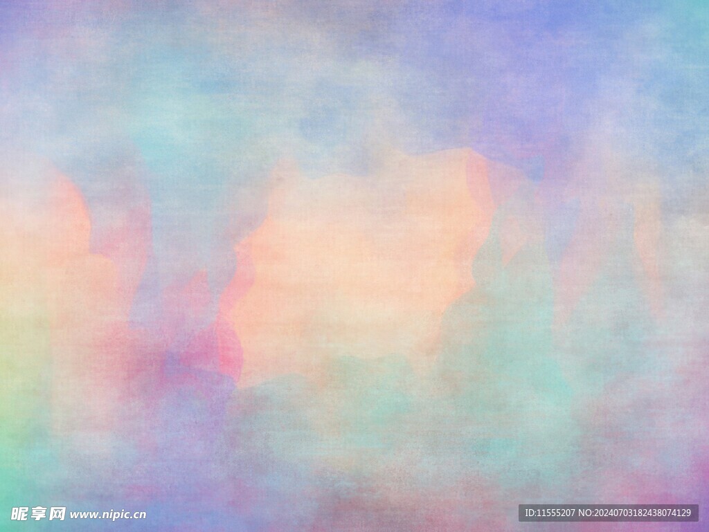 创意水彩抽象艺术画水彩晕染