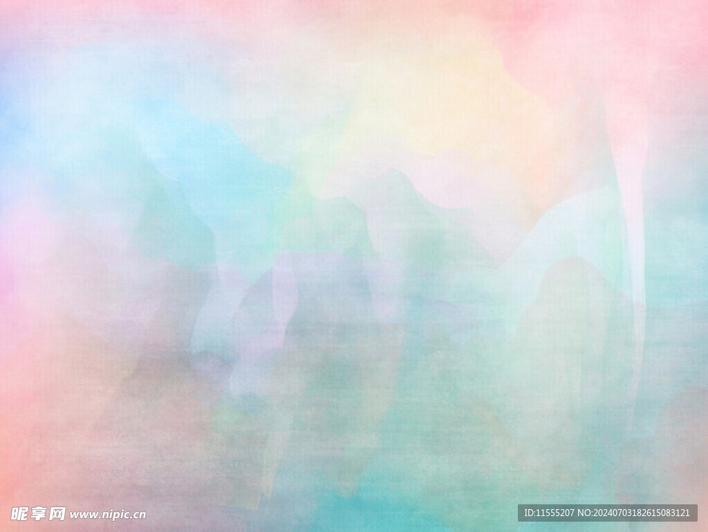 创意水彩抽象艺术画水彩晕染