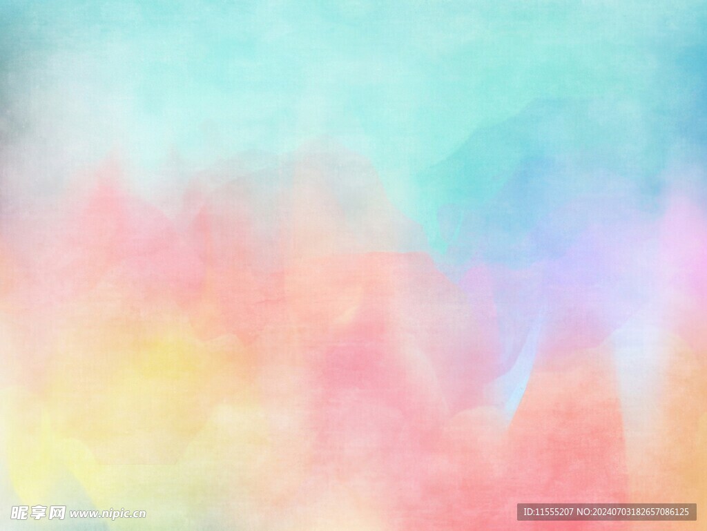 创意水彩抽象艺术画水彩晕染
