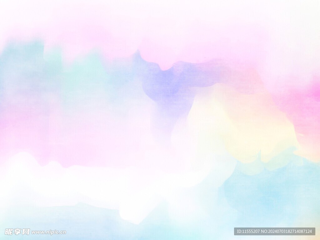 创意水彩抽象艺术画水彩晕染