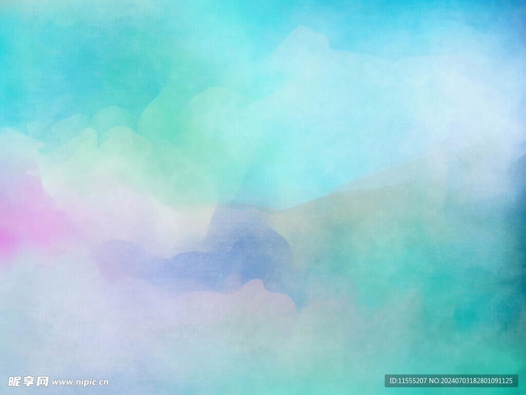 创意水彩抽象艺术画水彩晕染