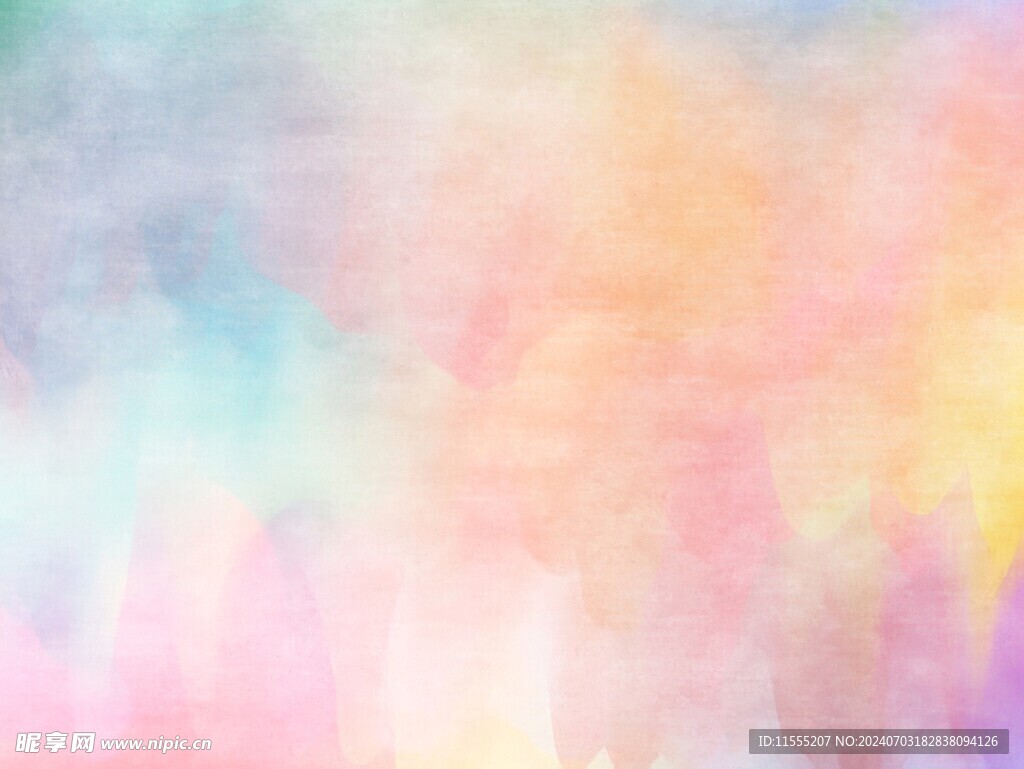 创意水彩抽象艺术画水彩晕染