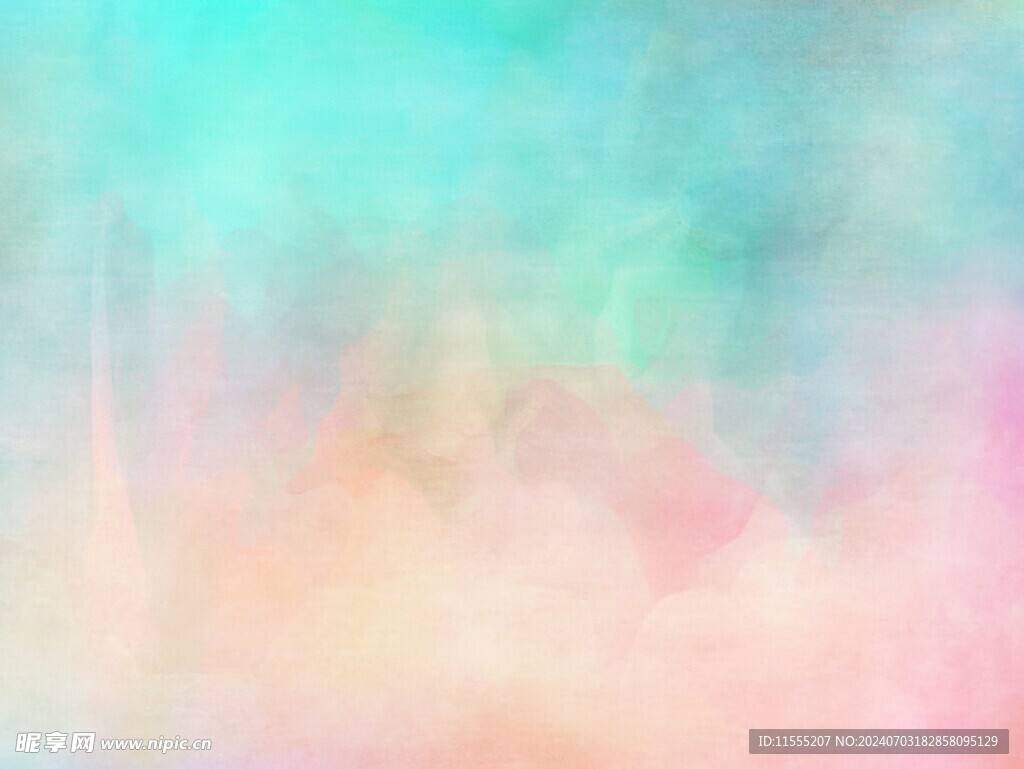 创意水彩抽象艺术画水彩晕染