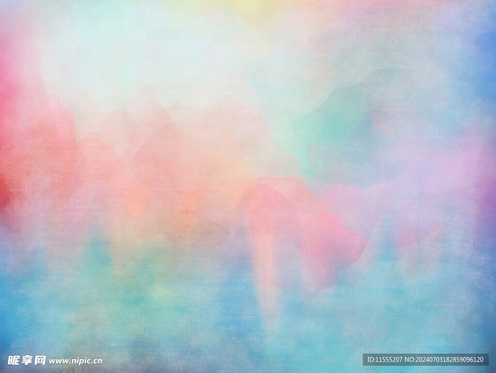 创意水彩抽象艺术画水彩晕染
