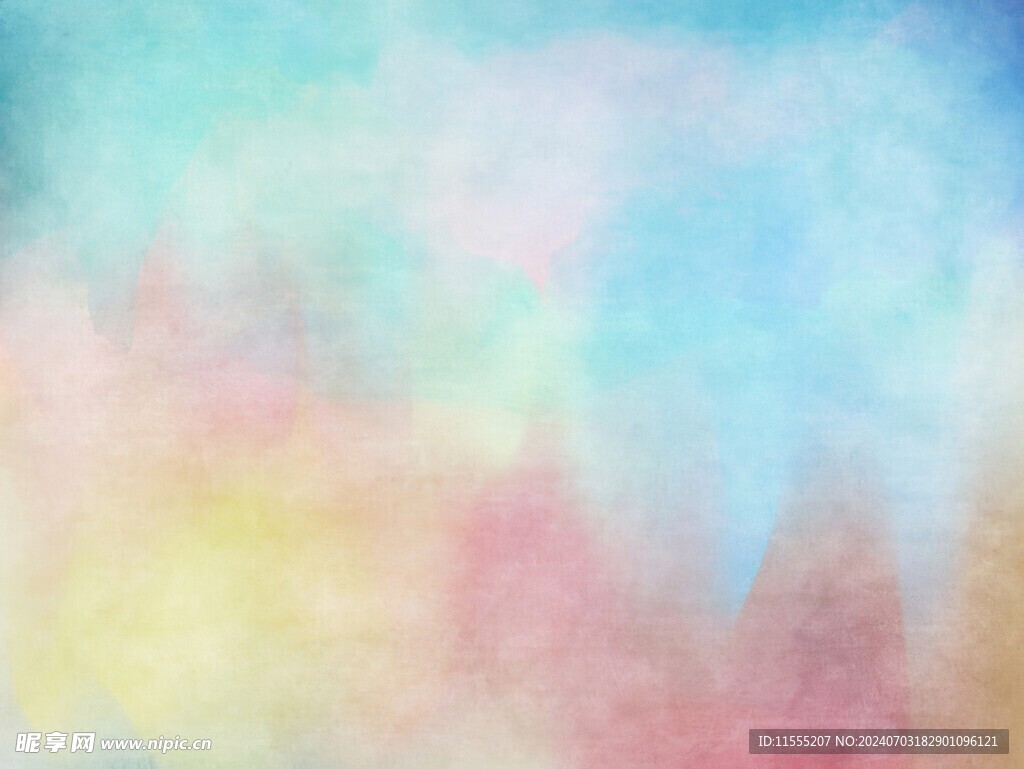 创意水彩抽象艺术画水彩晕染