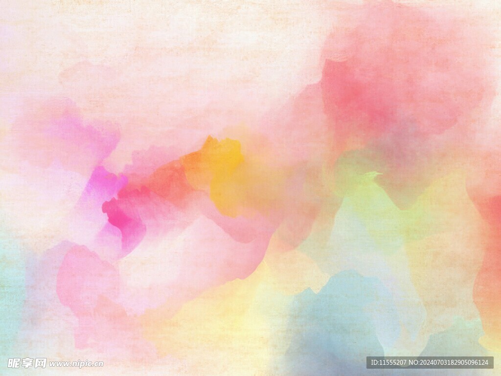 创意水彩抽象艺术画水彩晕染