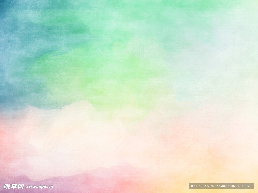 创意水彩抽象艺术画水彩晕染