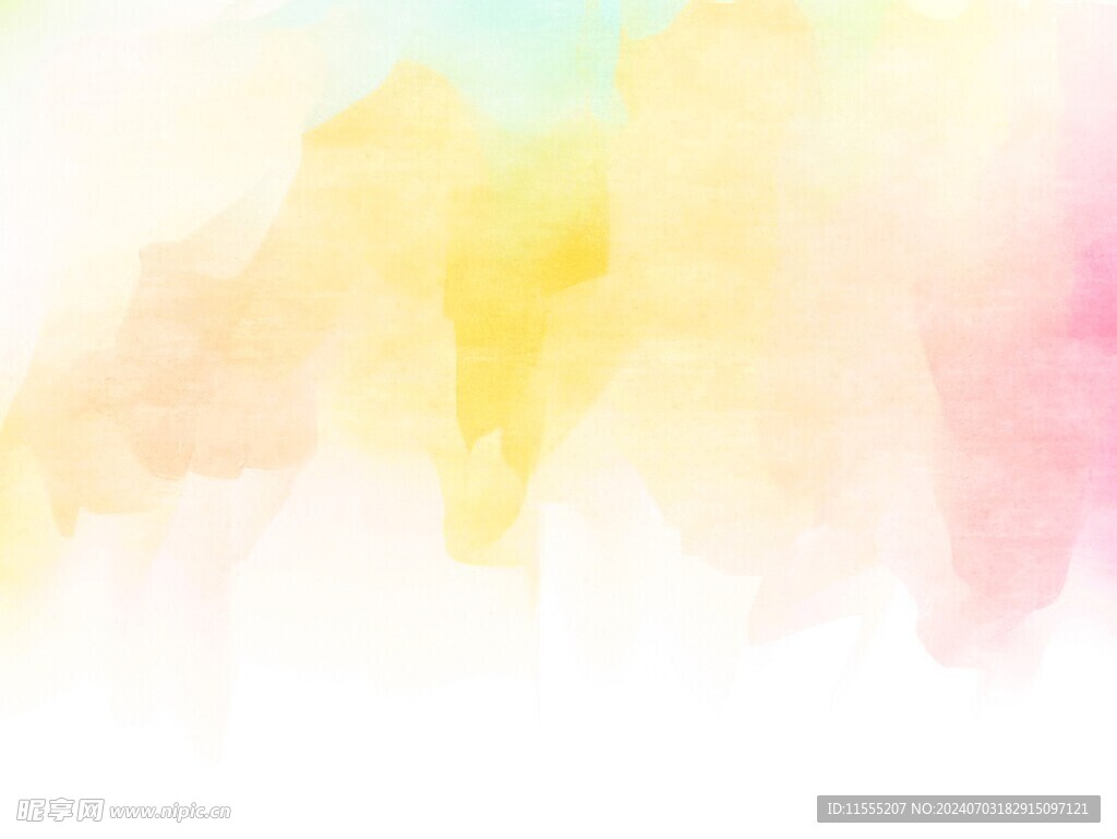 创意水彩抽象艺术画水彩晕染