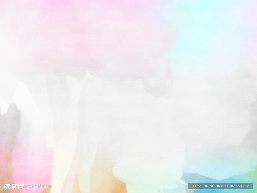 创意水彩抽象艺术画水彩晕染