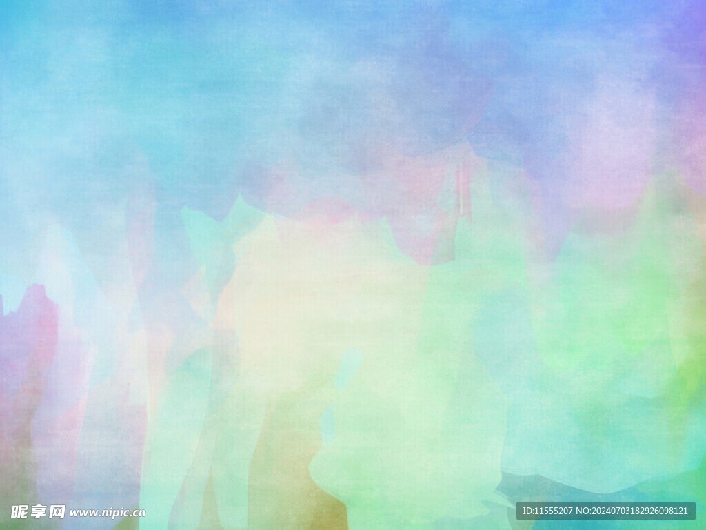 创意水彩抽象艺术画水彩晕染