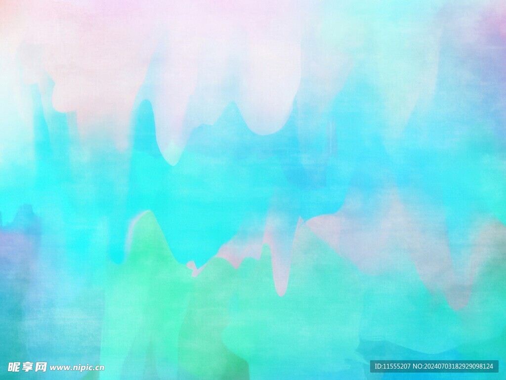 创意水彩抽象艺术画水彩晕染