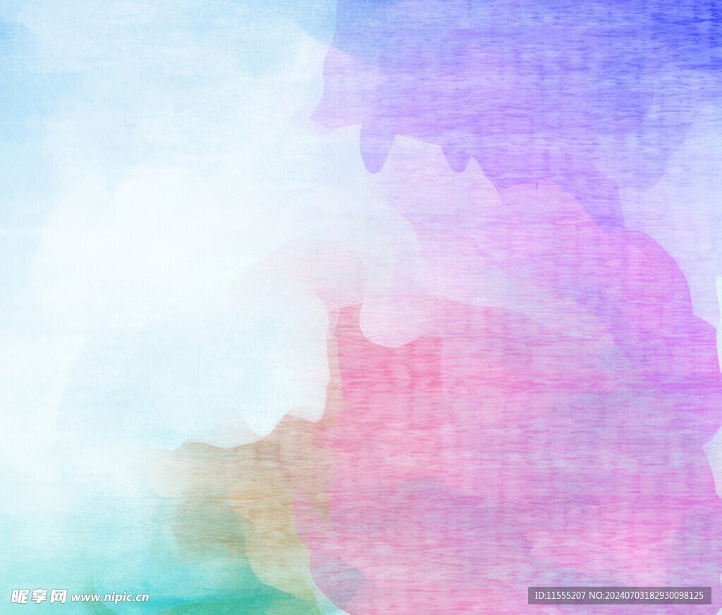 创意水彩抽象艺术画水彩晕染