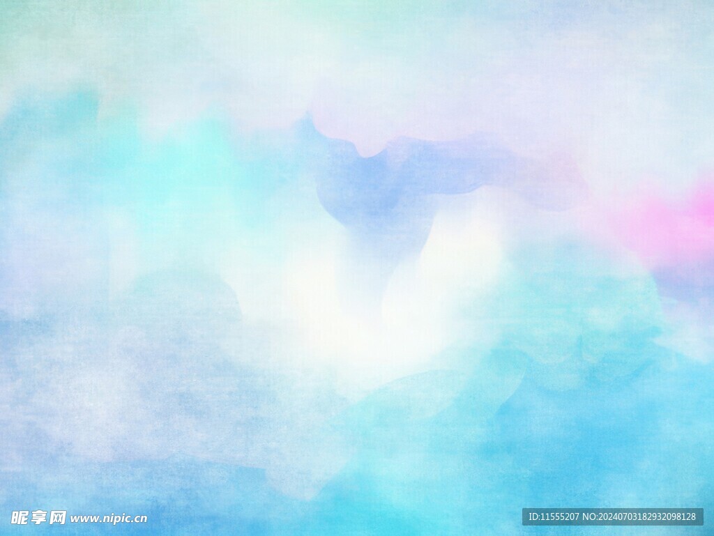 创意水彩抽象艺术画水彩晕染