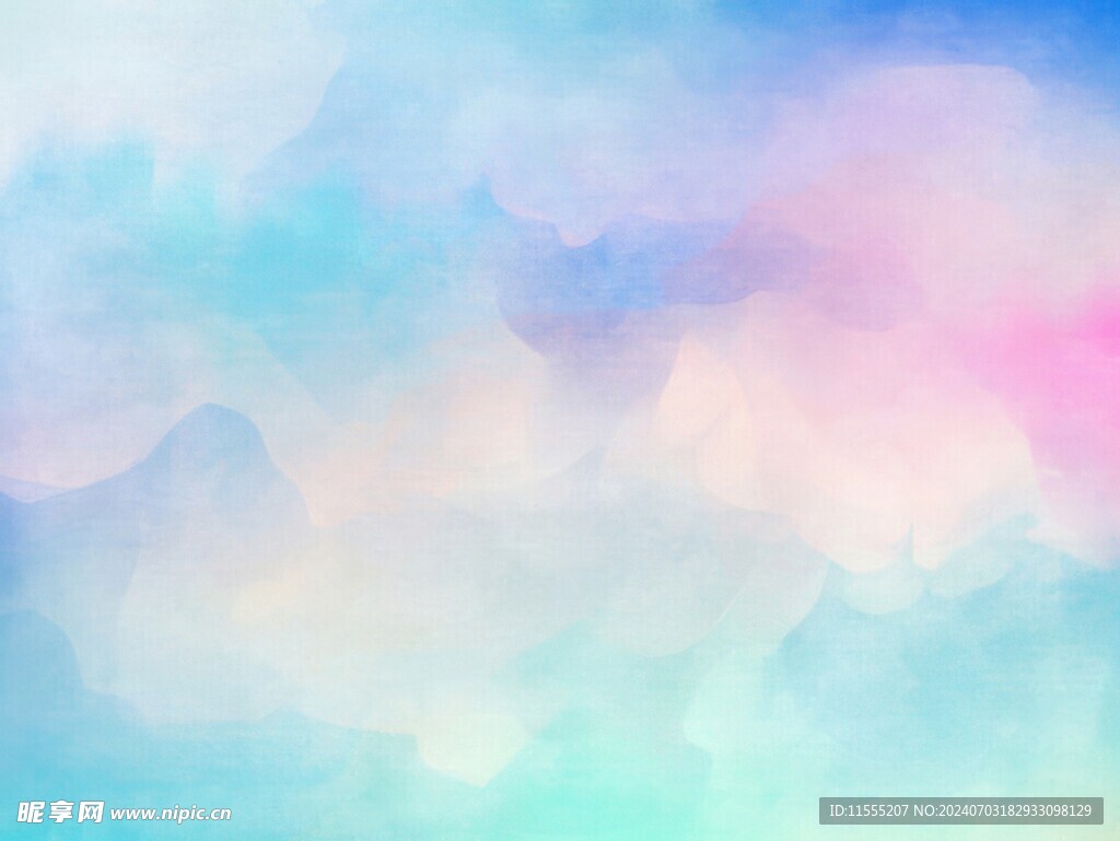 创意水彩抽象艺术画水彩晕染