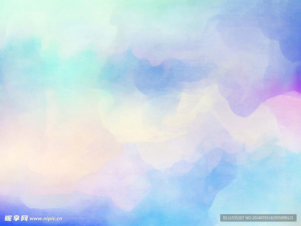 创意水彩抽象艺术画水彩晕染