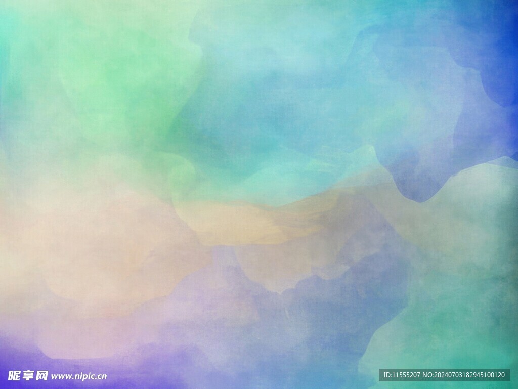 创意水彩抽象艺术画水彩晕染