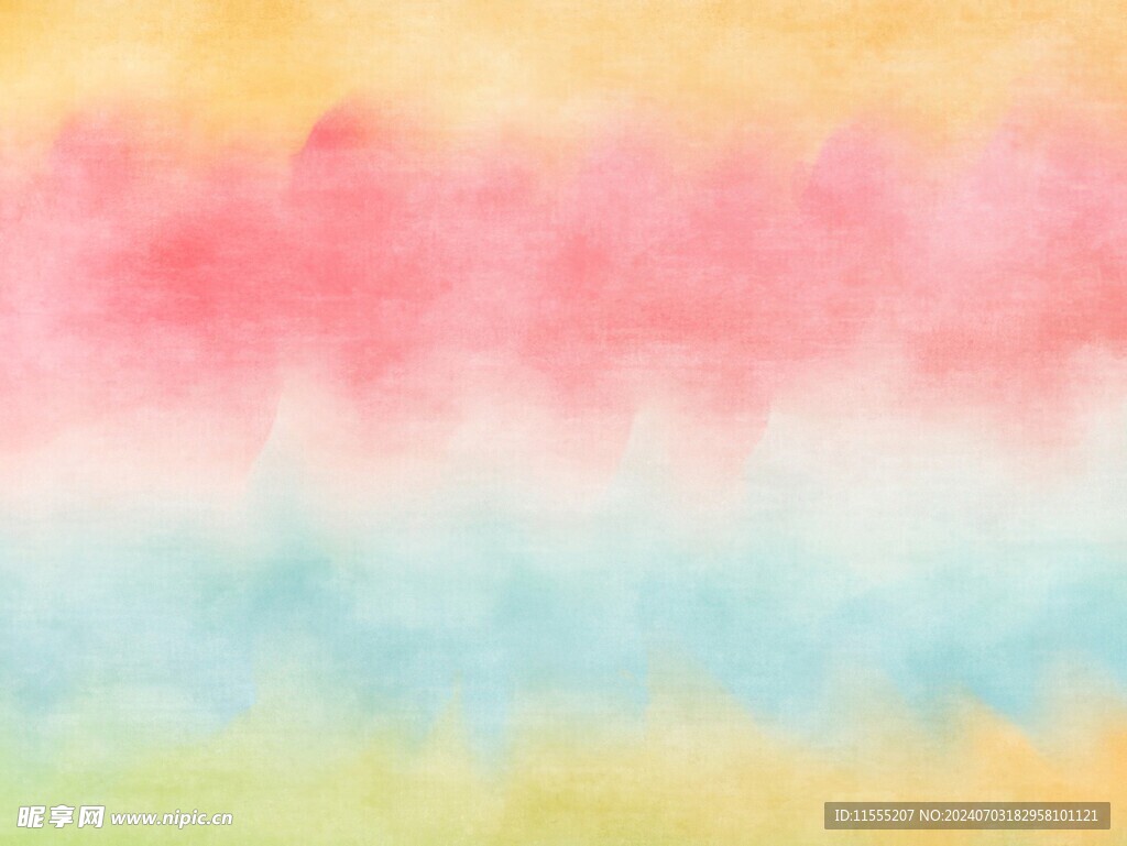 创意水彩抽象艺术画水彩晕染
