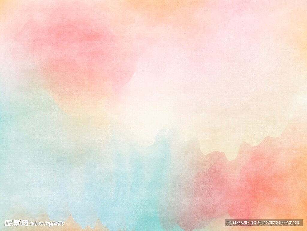 创意水彩抽象艺术画水彩晕染