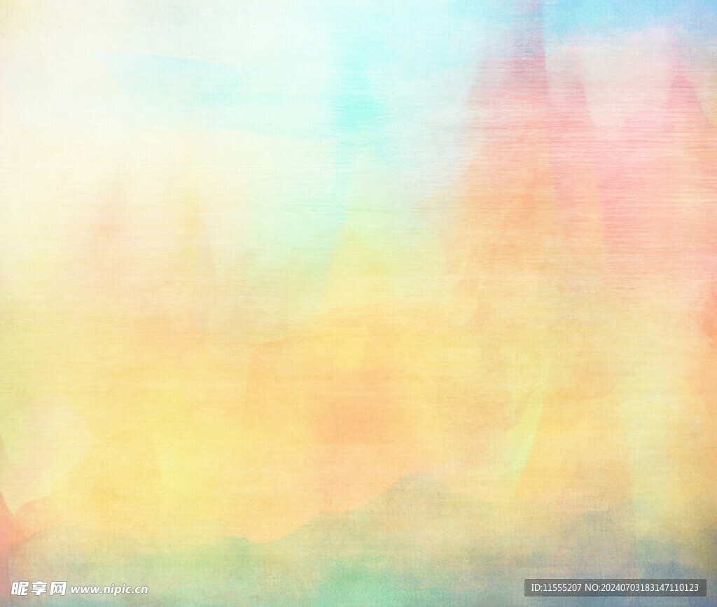 创意水彩抽象艺术画水彩晕染