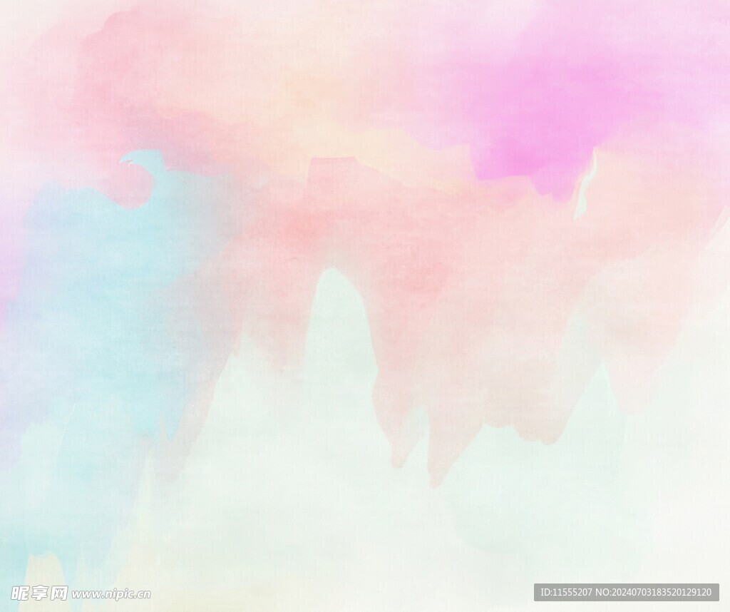 创意水彩抽象艺术画水彩晕染