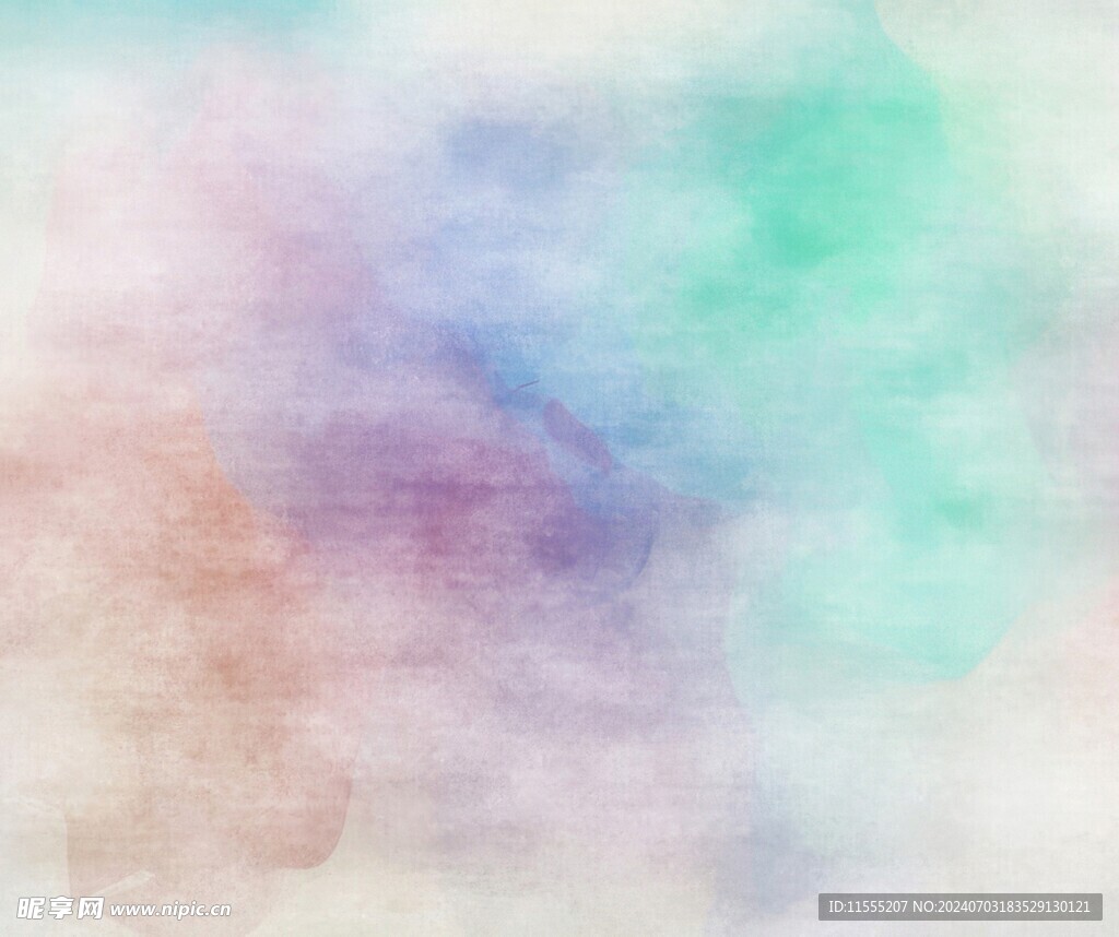创意水彩抽象艺术画水彩晕染