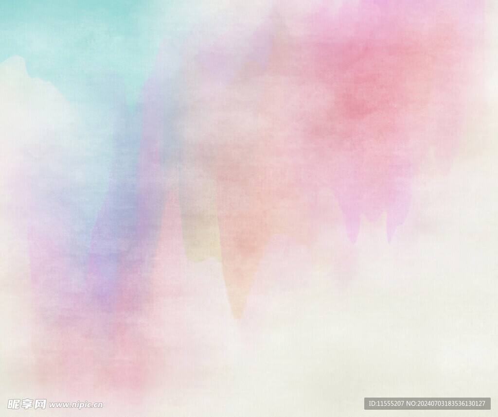 创意水彩抽象艺术画水彩晕染