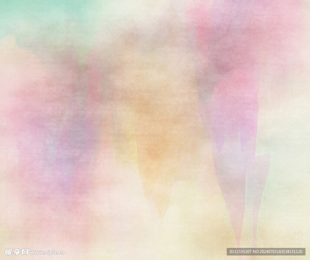 创意水彩抽象艺术画水彩晕染