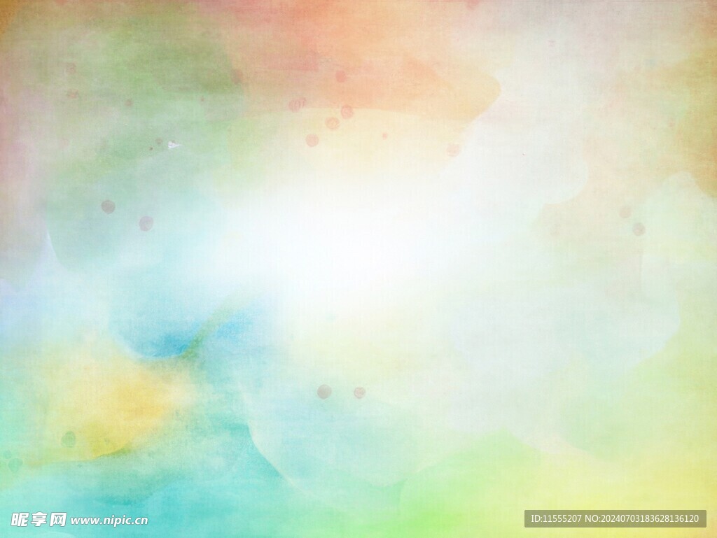 创意水彩抽象艺术画水彩晕染