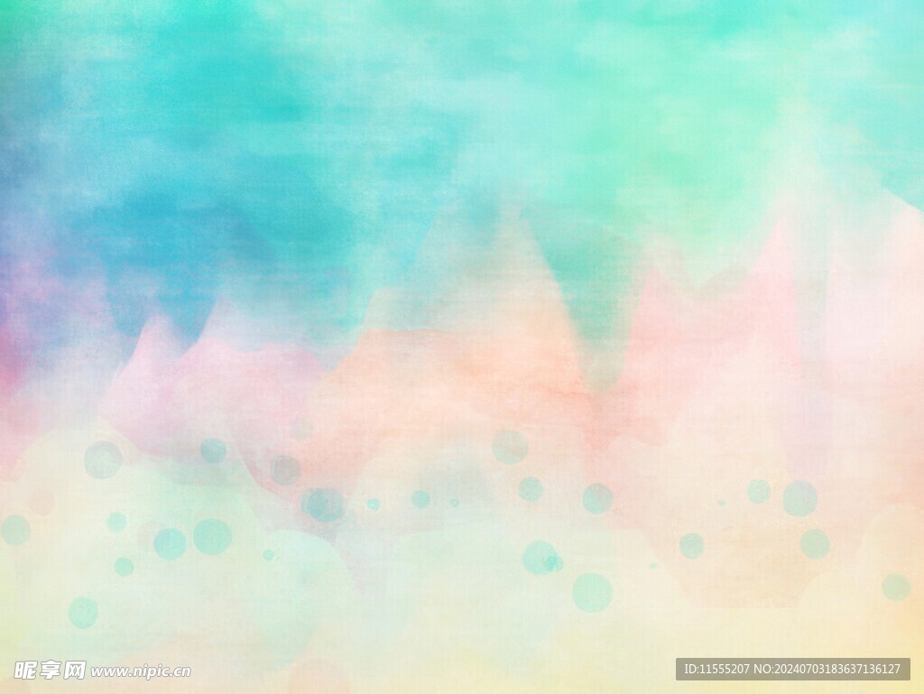 创意水彩抽象艺术画水彩晕染