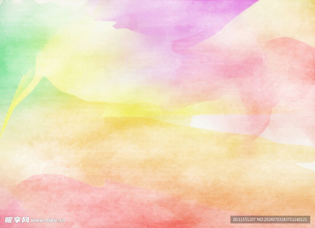 创意水彩抽象艺术画水彩晕染