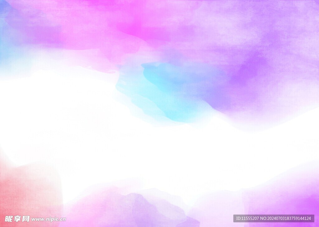 创意水彩抽象艺术画水彩晕染