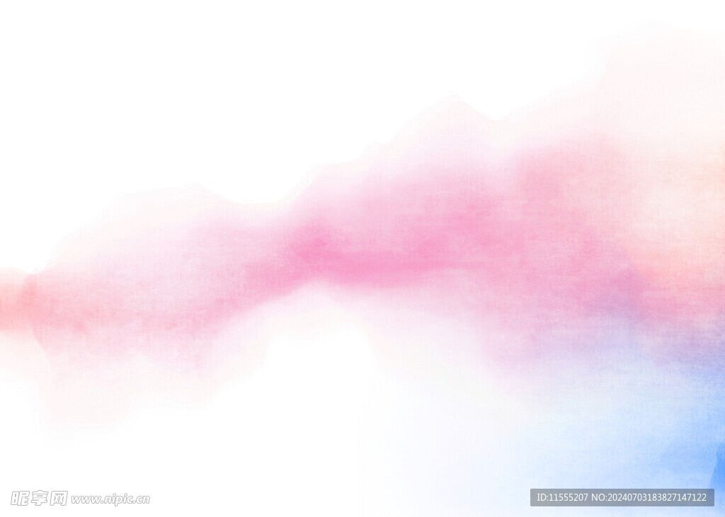 创意水彩抽象艺术画水彩晕染