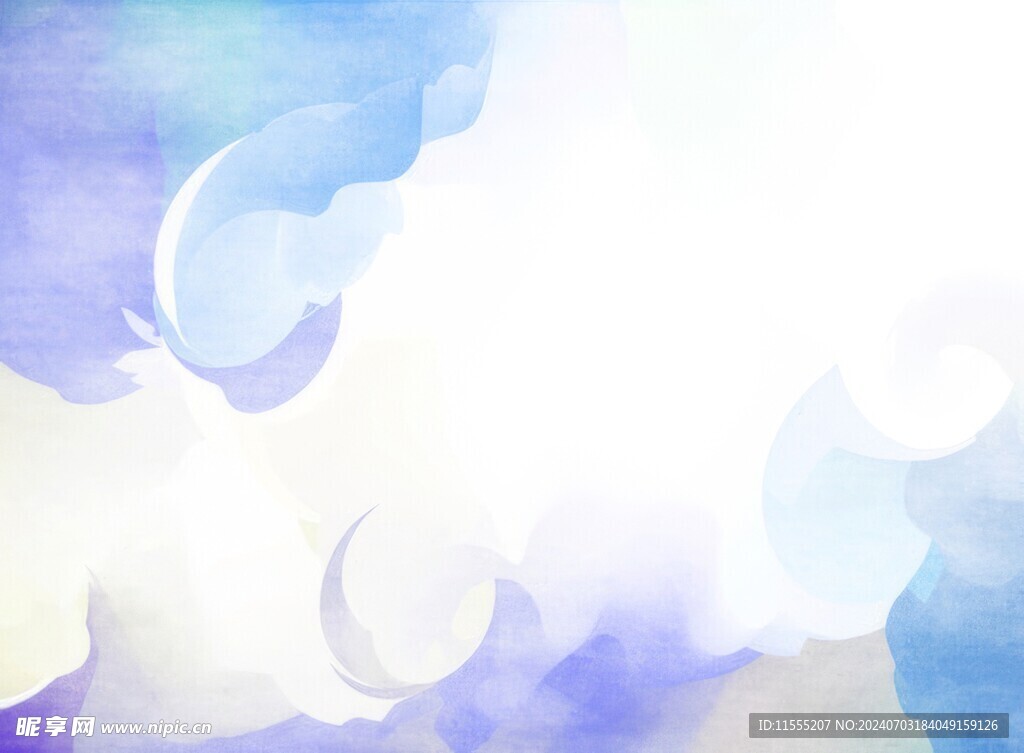 创意水彩抽象艺术画水彩晕染