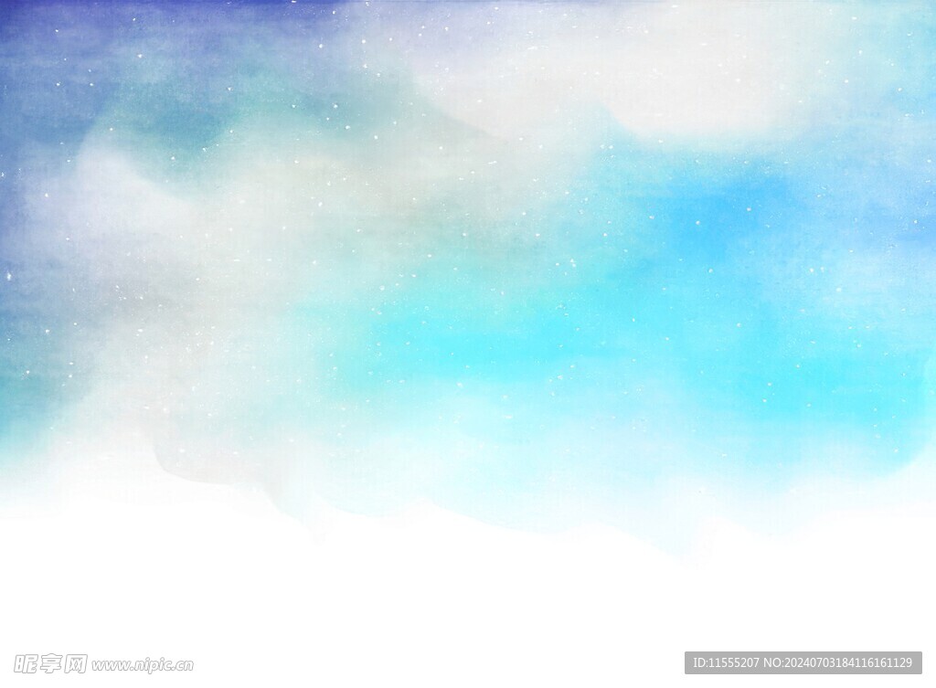 创意水彩抽象艺术画水彩晕染