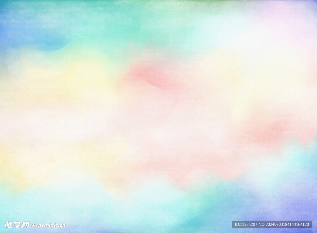 创意水彩抽象艺术画水彩晕染