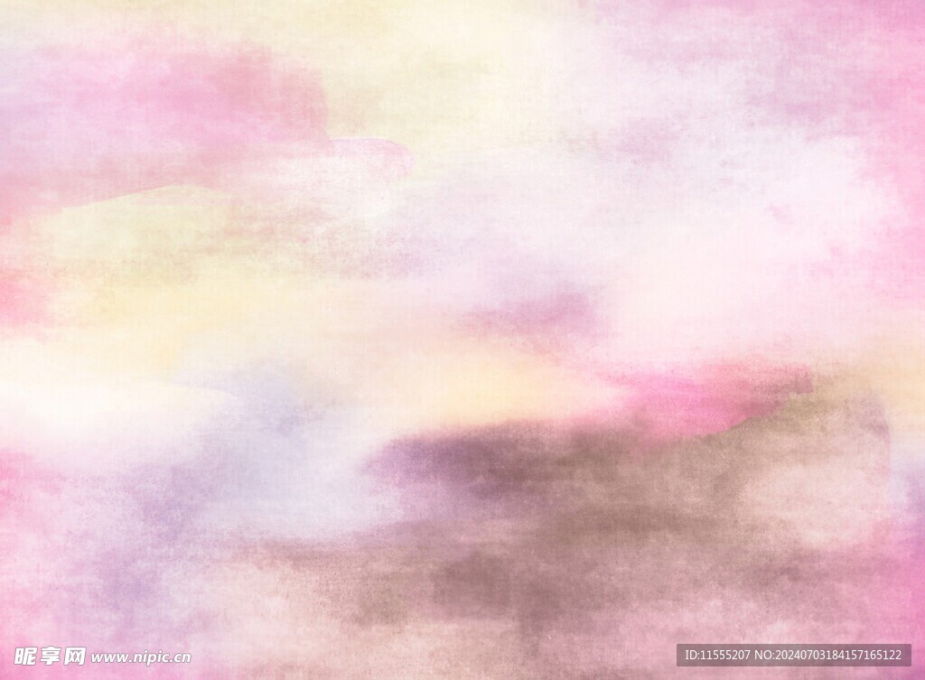 创意水彩抽象艺术画水彩晕染
