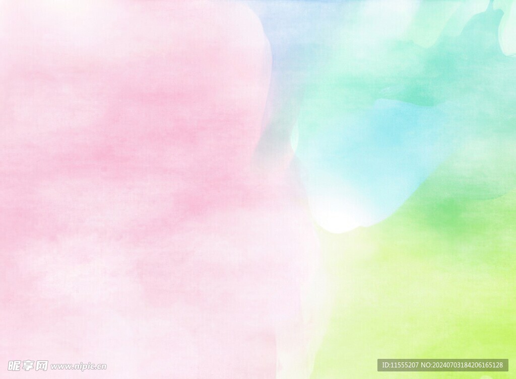 创意水彩抽象艺术画水彩晕染