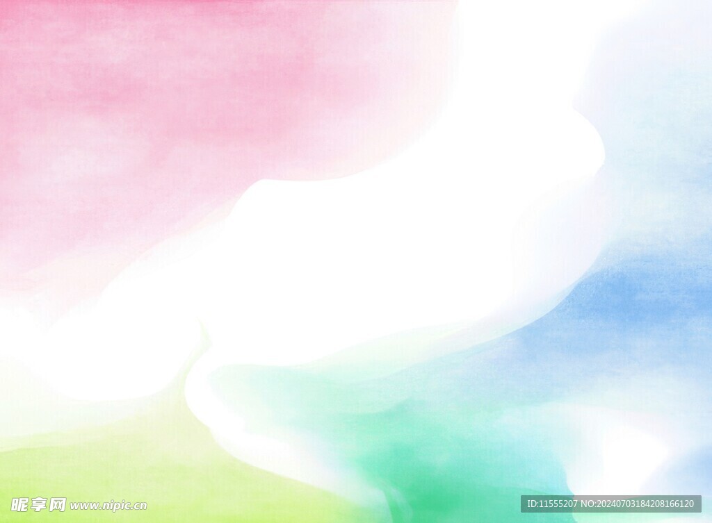 创意水彩抽象艺术画水彩晕染