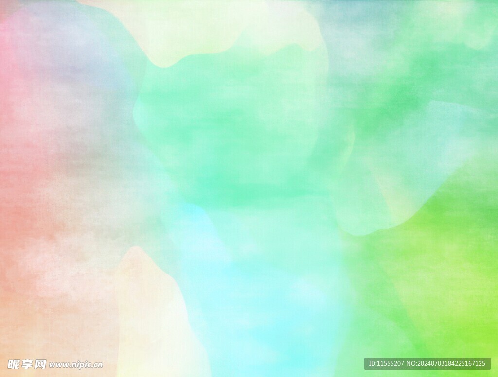 创意水彩抽象艺术画水彩晕染
