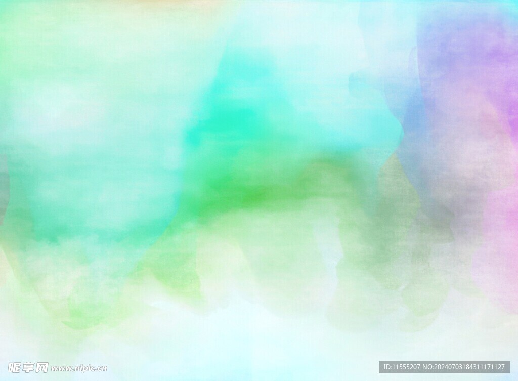 创意水彩抽象艺术画水彩晕染