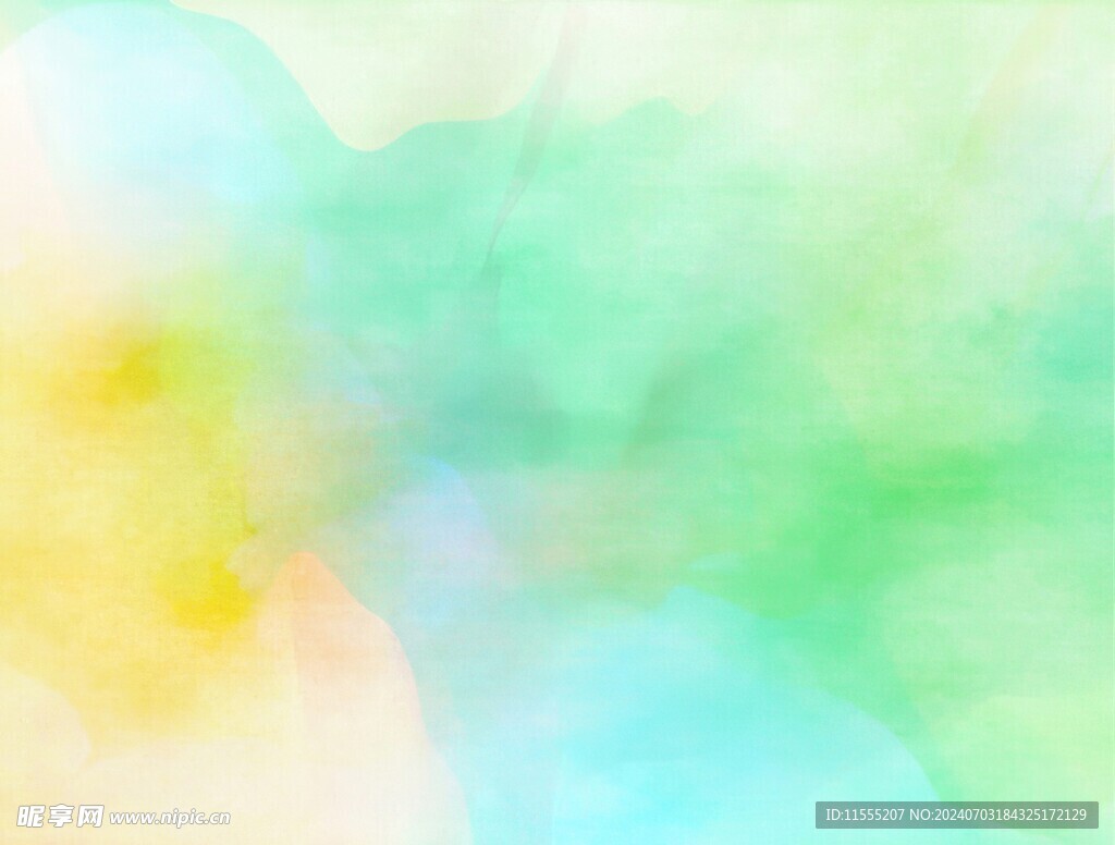 创意水彩抽象艺术画水彩晕染