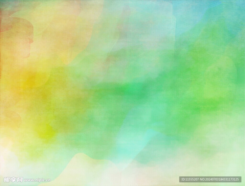 创意水彩抽象艺术画水彩晕染
