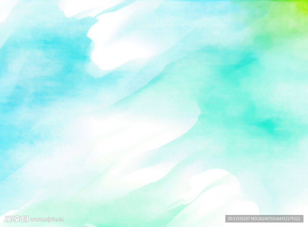 创意水彩抽象艺术画水彩晕染