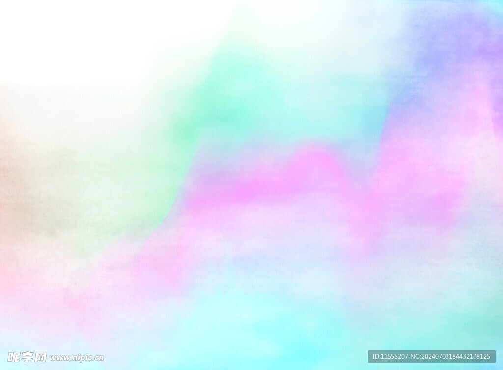 创意水彩抽象艺术画水彩晕染