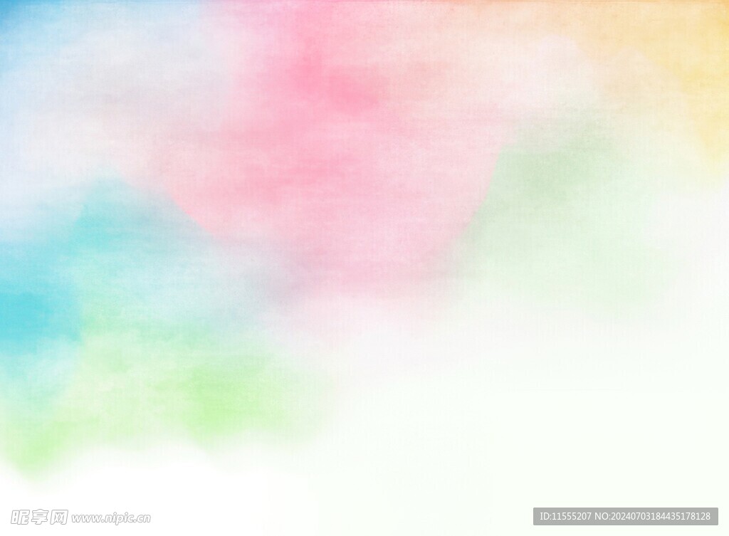 创意水彩抽象艺术画水彩晕染