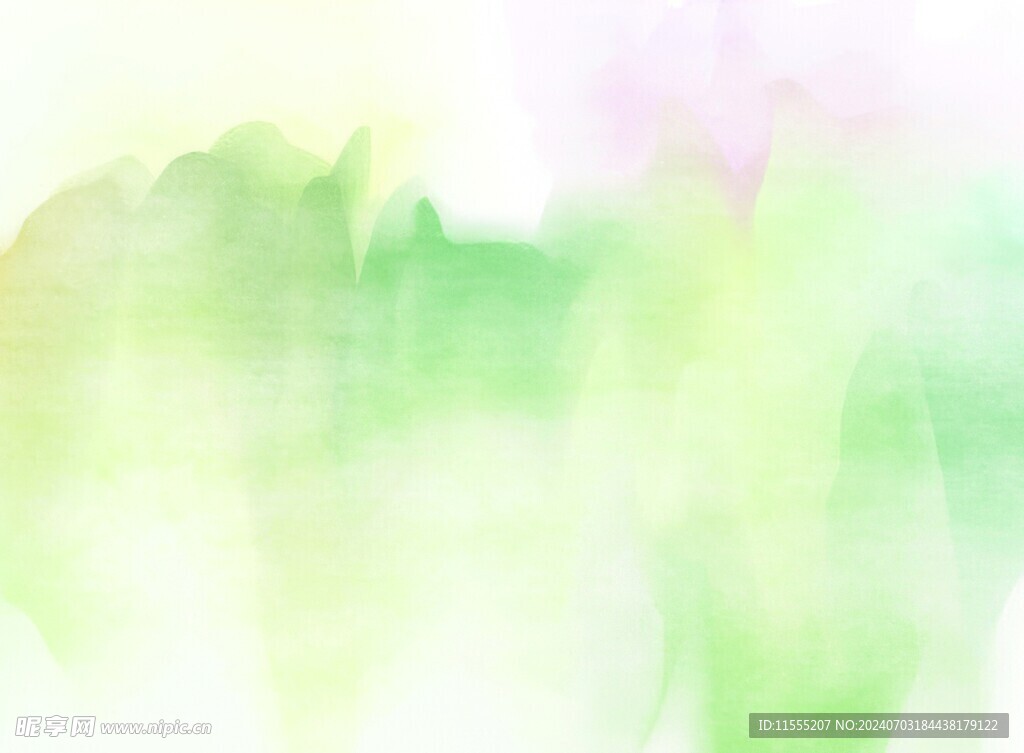 创意水彩抽象艺术画水彩晕染