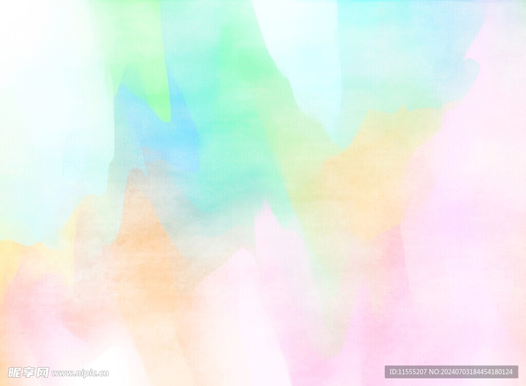 创意水彩抽象艺术画水彩晕染