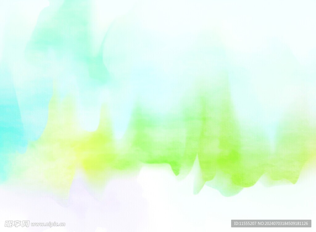 创意水彩抽象艺术画水彩晕染